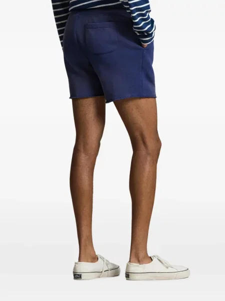 Czapka z daszkiem Polo Ralph Lauren w kratkę z twillu biznesowa niebieska