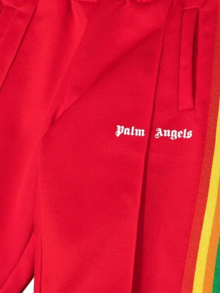Spodnie dziecięce Palm Angels czerwone