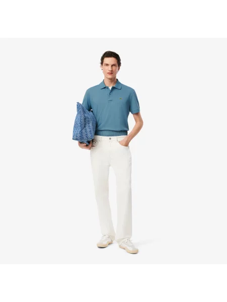 Lacoste поло чоловіче Classic Fit блакитне