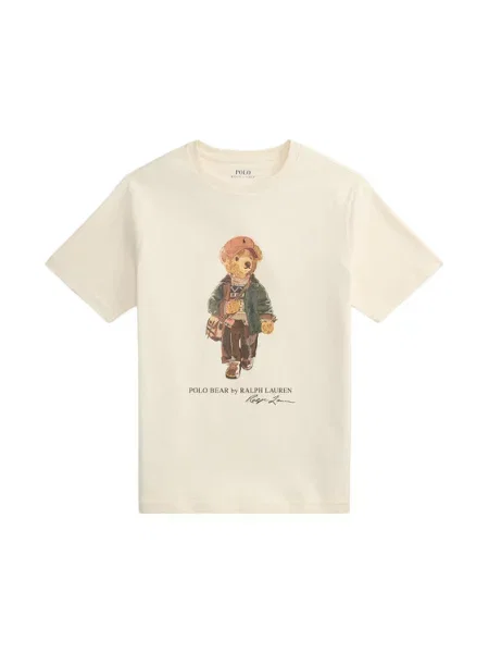 Polo Ralph Lauren Tricou Crem alb