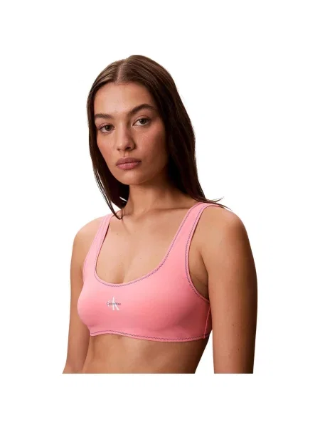Denim ruha Calvin Klein Jeans rózsaszín