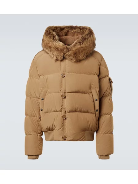 Geacă cu puf Moncler bej