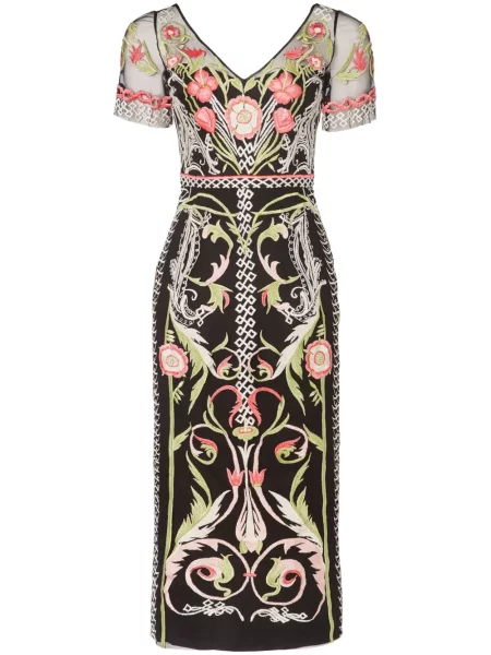 Rochie midi Temperley London negru