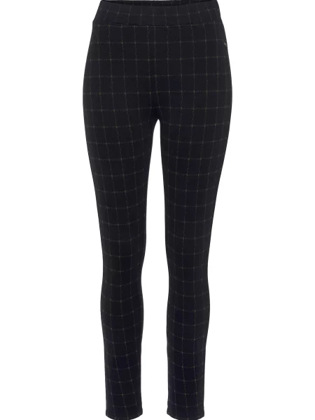 LASCANA Leggings maro negru