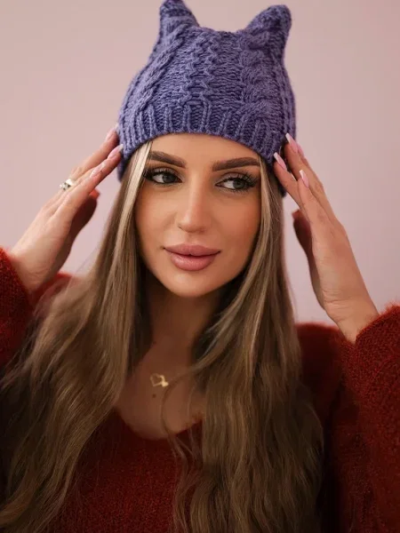 Șapcă Kesi din fleece violet