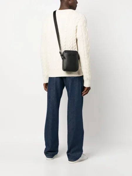 Geantă crossbody Calvin Klein negru