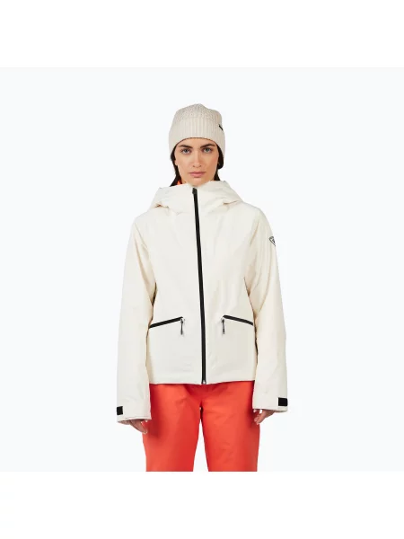 Geacă de schi pentru femei Rossignol Rochrun Insulated nature white alb