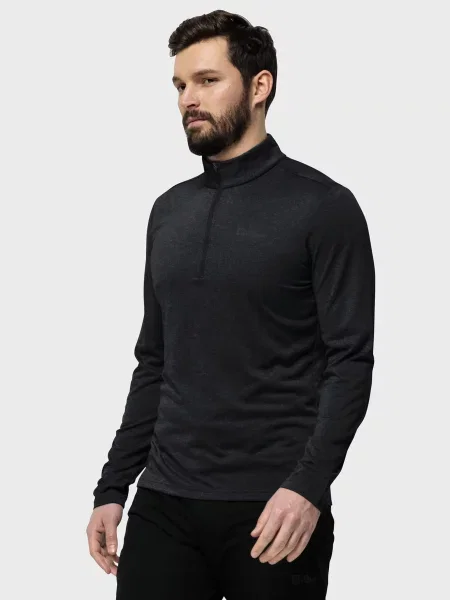 Термобілизна Jack Wolfskin Термокофта чорний