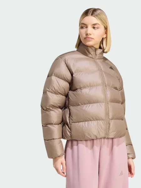 Демісезонна куртка adidas Adidas Essentials перероблений бежевий