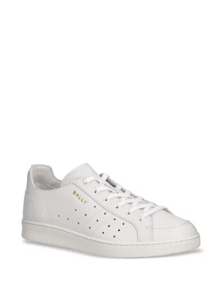 Sneakerși Bally din piele alb