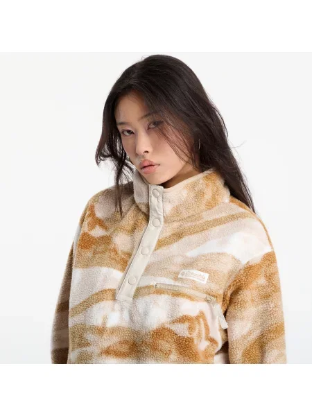 Φούτερ Columbia Helvetia™ II Printed Cropped Half Snap Sea Salt Summits XS