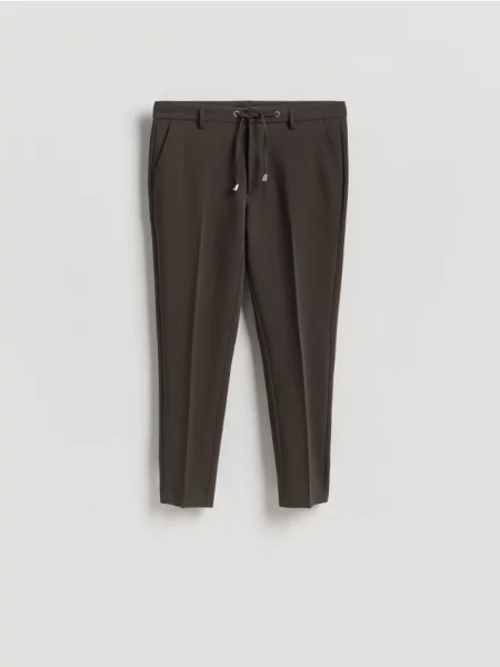 Reserved Pantaloni chino slim maro