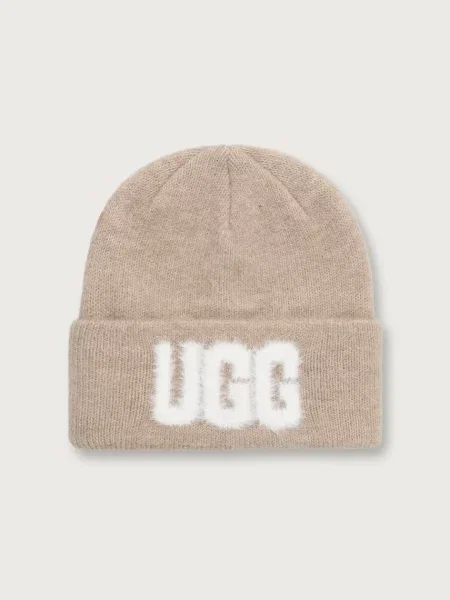 UGG căciulă cu amestec de lână bej