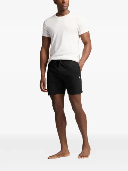 Tricou polo Polo Ralph Lauren cu dungi cu glugă de in albastru