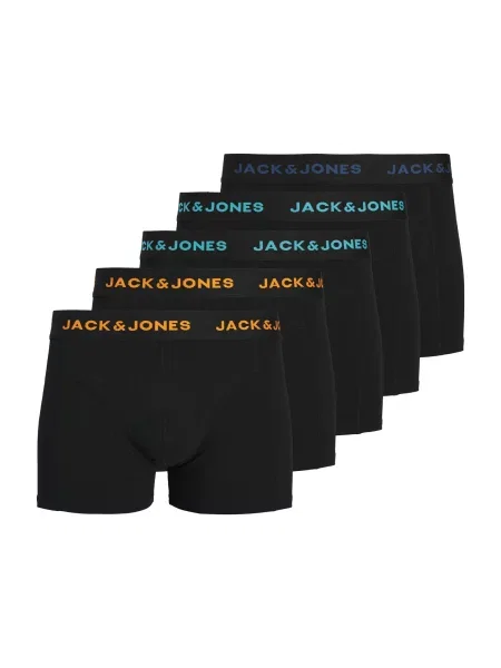 JACK & JONES Boxeri JACLAD albastru aqua / mov închis / portocaliu negru