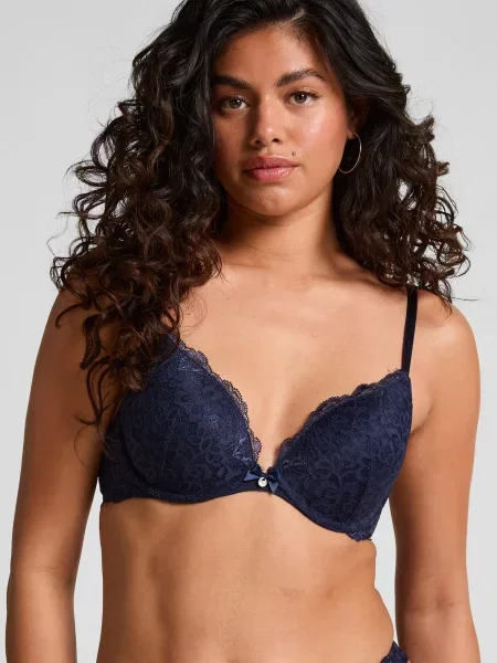Hunkemöller Podprsenka tmavomodrá