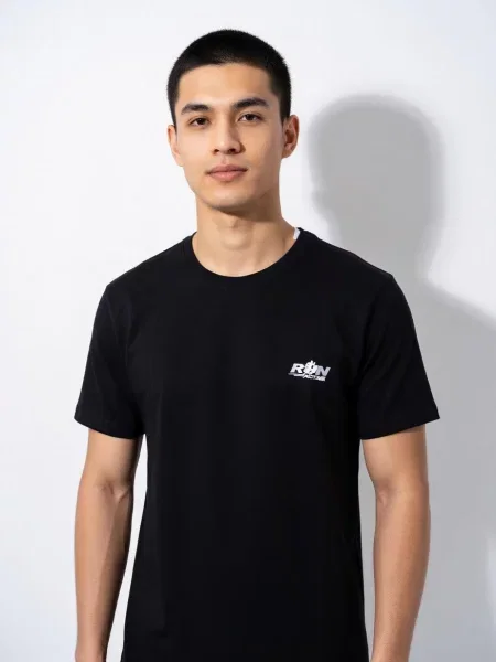 Футболка STREAM віскоза/поліестер чорний