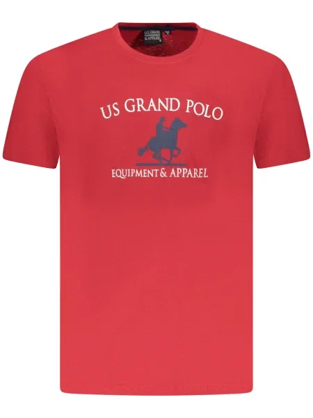 Polo majica U.s. Grand Polo s kratkimi rokavi rdeča