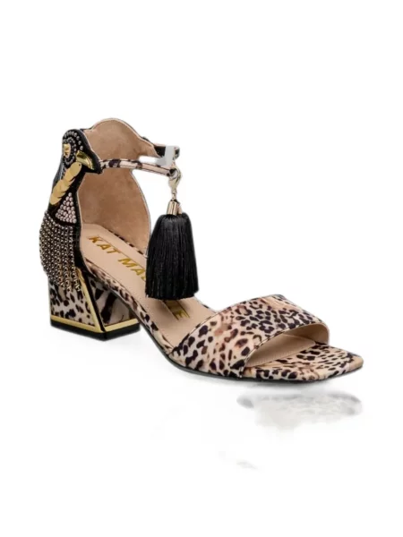 Sandale Kat Maconie cu imagine cu model leopard