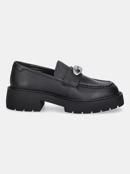 Pantofi loafer Calvin Klein chunky din piele negru