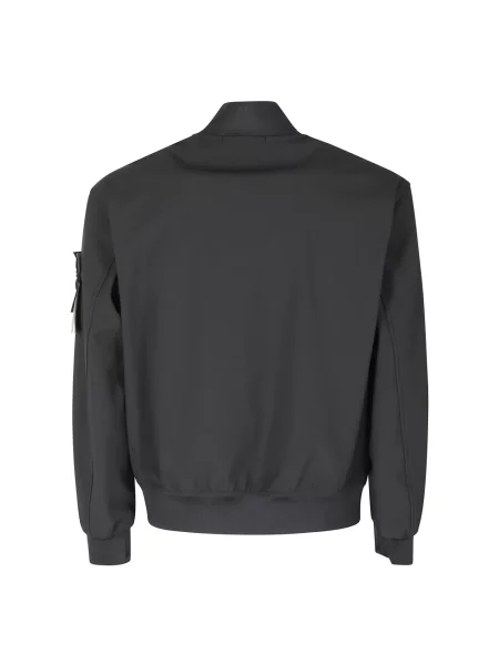 Kurtka bomber Stone Island z kamieniami czarny