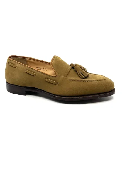 Półbuty Crockett & Jones zamszowe brązowe