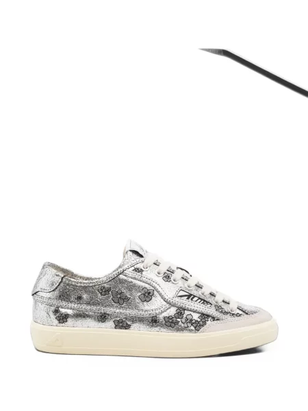 Δερμάτινα φλοράλ sneakers Autry με σχέδιο