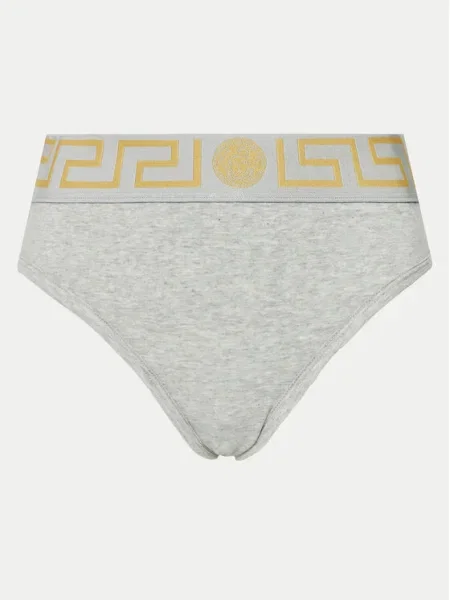 Versace Klasické nohavičky Greca sivá