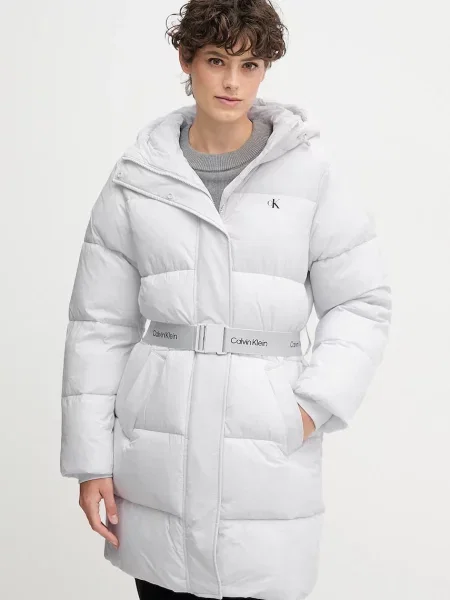 Bunda Calvin Klein Jeans fialová