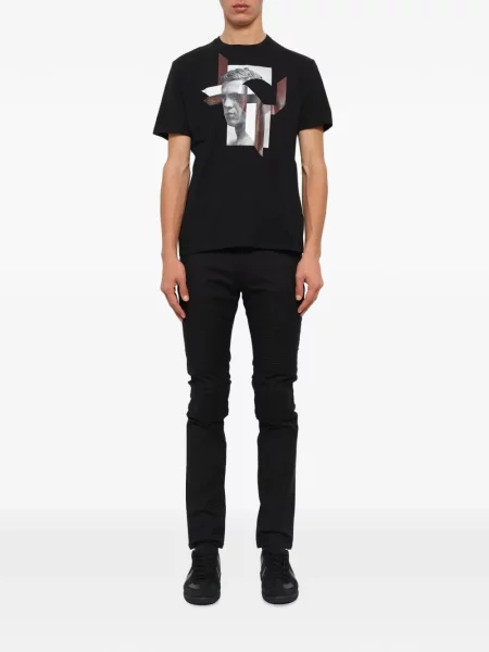 Tricou Neil Barrett cu imagine negru