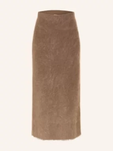 By Malene Birger Sukienka Z Dzianiny Estille Z Moheru braun