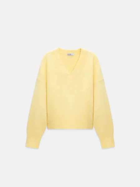Dilvin Pulover Pullover limonino-rumena rumena