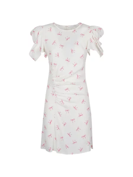 Sukienka Mar De Margaritas z kokardką garniturowa biała