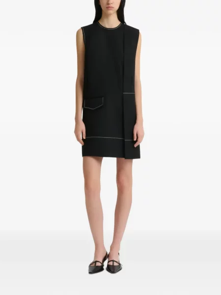 Rochie mini Marni de lână plic negru