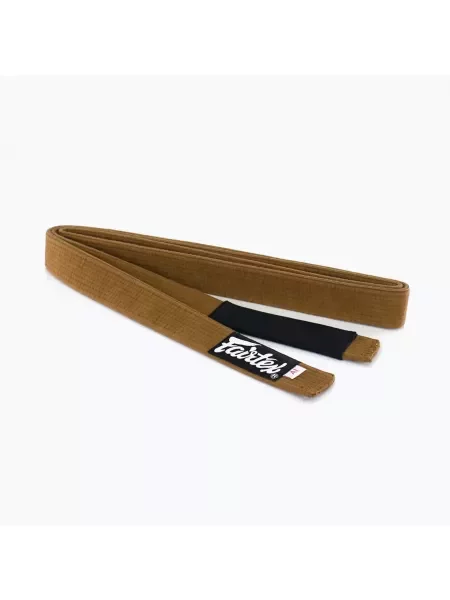Pas do brazylijskiego jiu-jitsu Fairtex Hemp brown brązowy