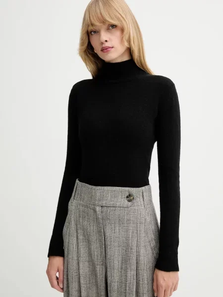 Marella pulover Emme by Marella light cu guler negru