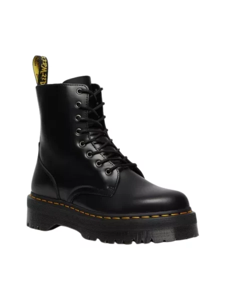 Botki Dr. Martens skórzane retro czarne