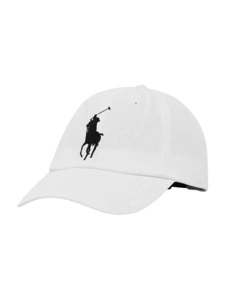 Czapka z daszkiem Ralph Lauren z logo biała