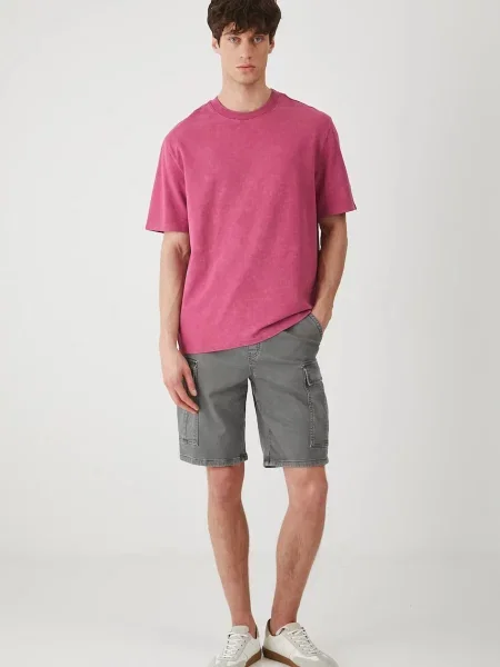 Džínové šortky Medicine šedá