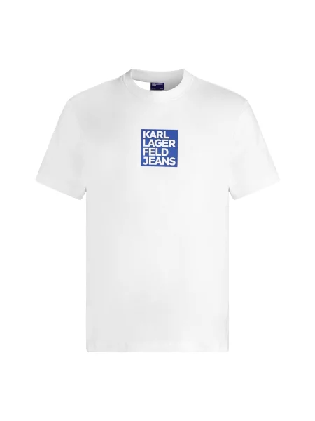 Karl Lagerfeld Jeans Tricou alb
