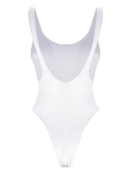 Costum de baie Reina Olga stretch alb