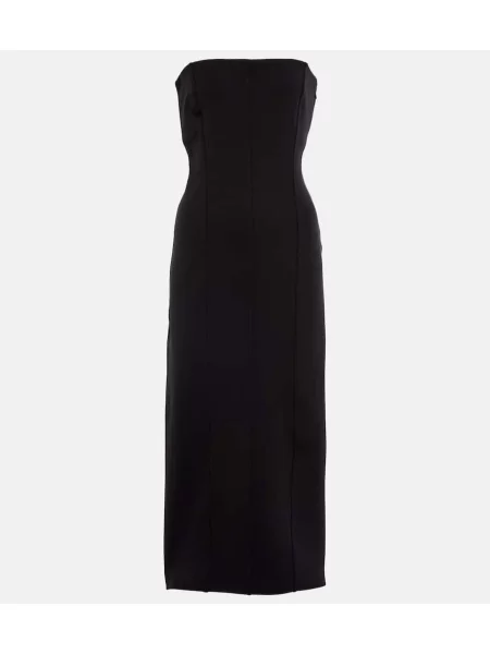 Rochie midi The Row până la genunchi de costum negru