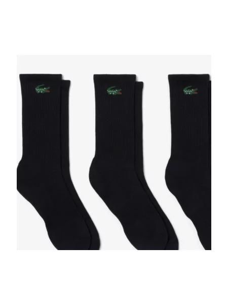 Čarape Lacoste crna