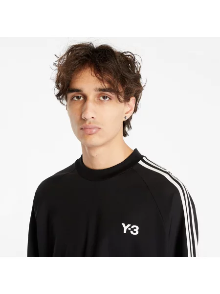 Tricou Long Sleeve Tee UNISEX Black/ Off White L alb