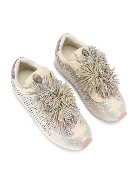 Kurt Geiger London sneakersy Islington Pom Pom Pump złote