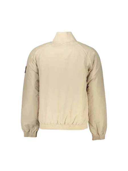Kurtka jeansowa Calvin Klein Jeans elegancka beżowa