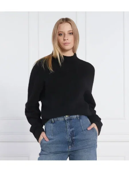 Pulover Twinset Actitude de lână negru
