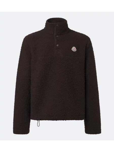Pulover Moncler cu autograf maro