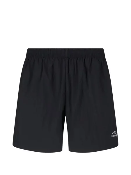 Slip de baie Balenciaga cu imagine negru