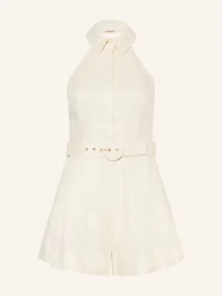 Zimmermann Lniany Kombinezon Awaken beige beżowy